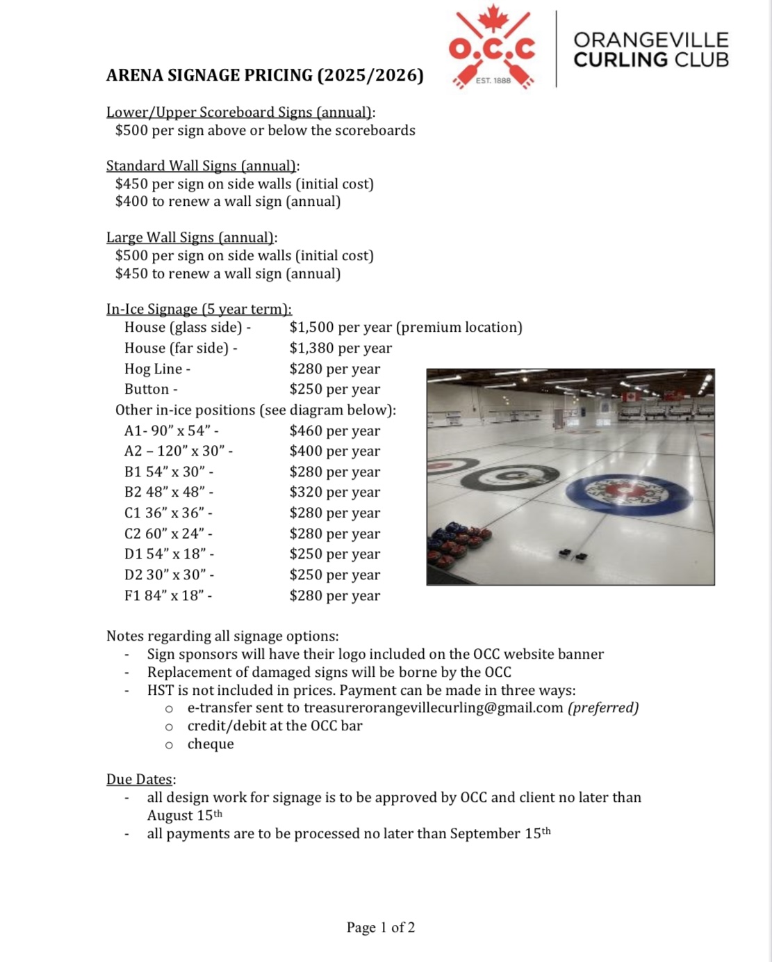 Advertising Sell Sheet 2025 2026