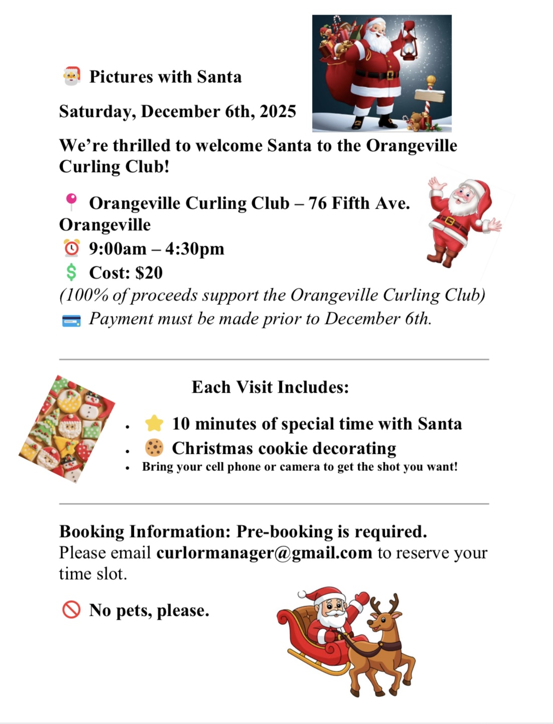 Pictures with Santa 2025